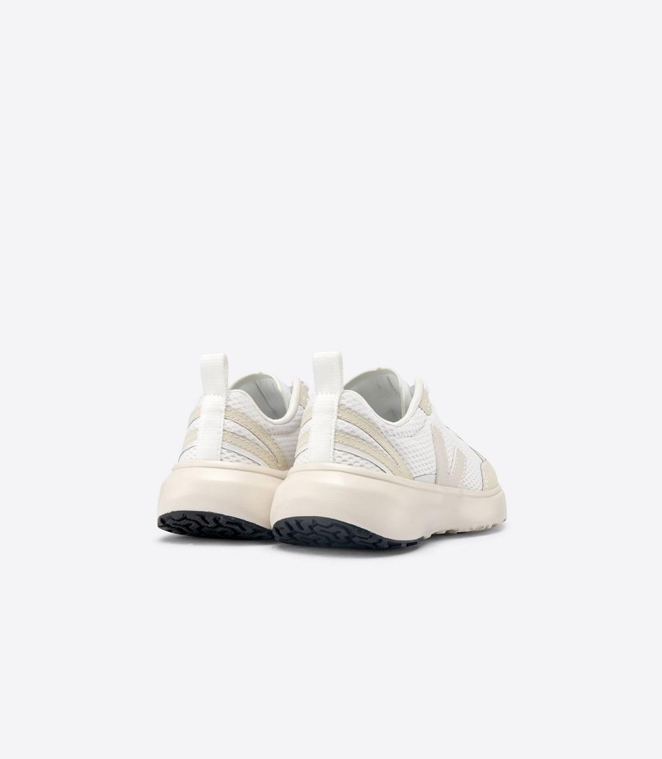 Veja Canary Elastic Laces Alveomesh Pierre Vegan Kids White | AUEAH22014