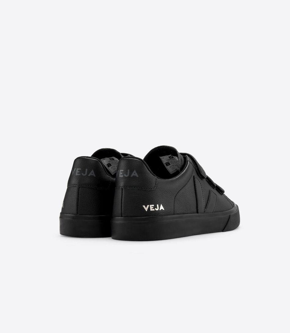 Veja Chromefree Leather Full Men\'s Recife Black | TAUPQ53407