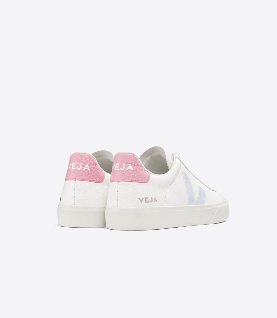 Veja Chromefree Leather Guimauve Women\'s Campo White | AUJKU72316