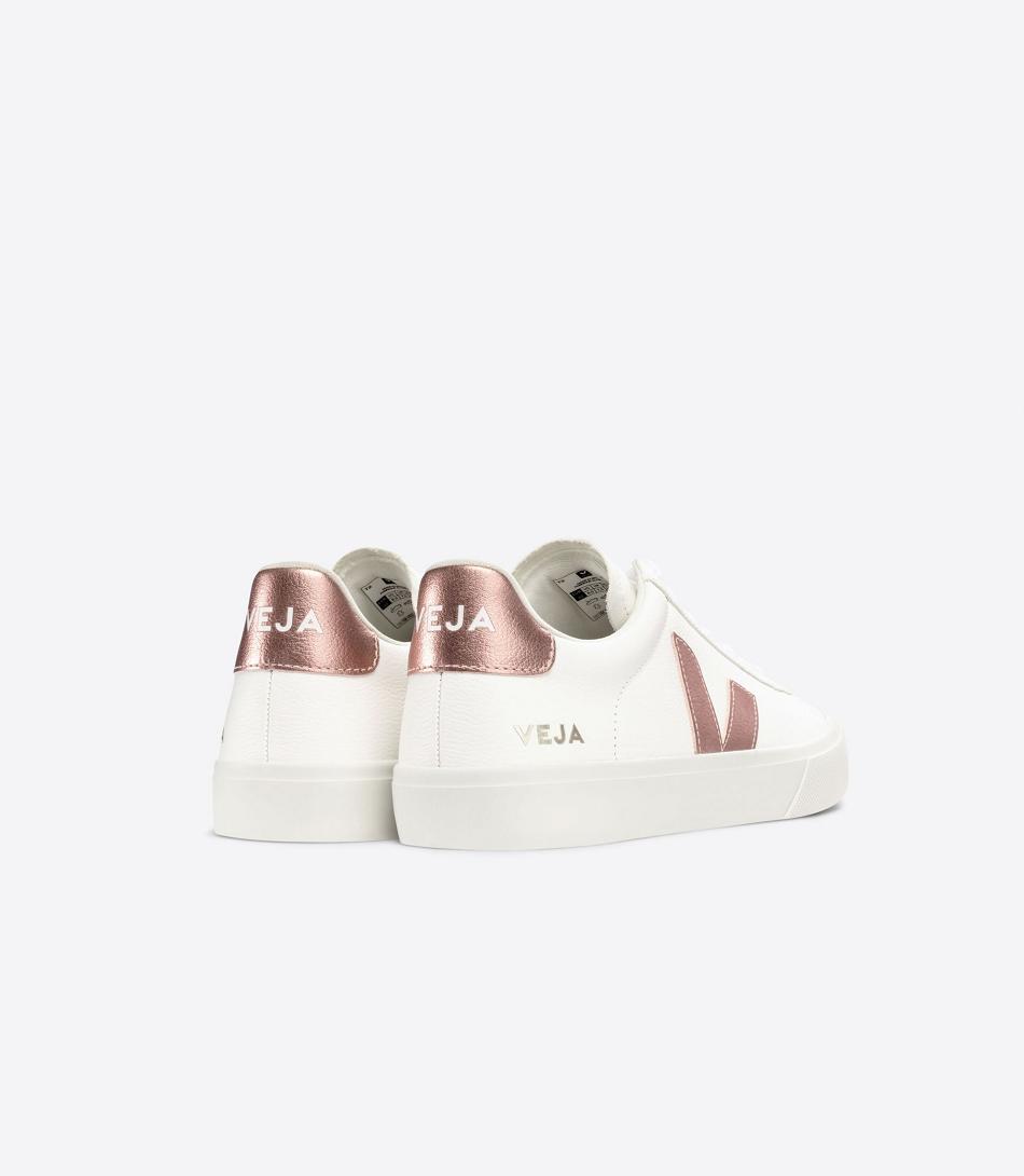 Veja Chromefree Leather Nacre Women\'s Campo White | AUXMI94377