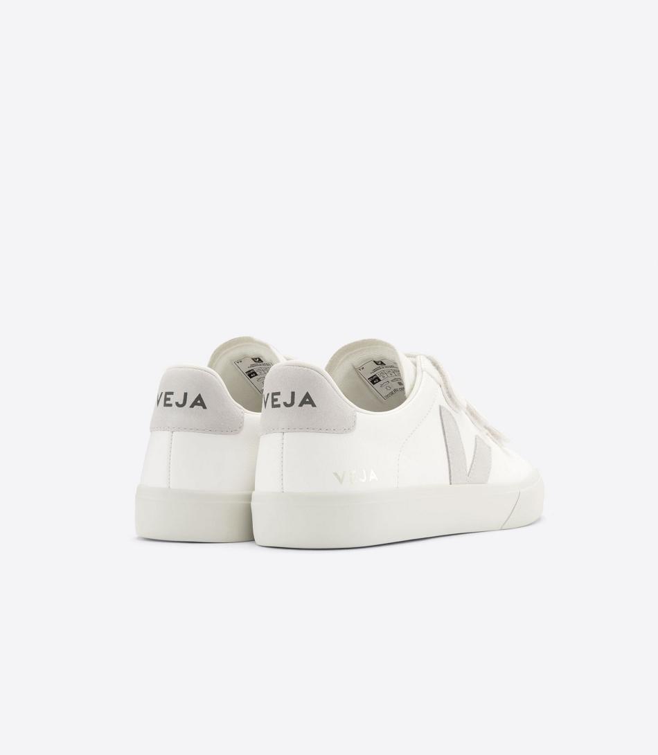 Veja Chromefree Leather Natural Women\'s Recife White Beige | BAUSD83779