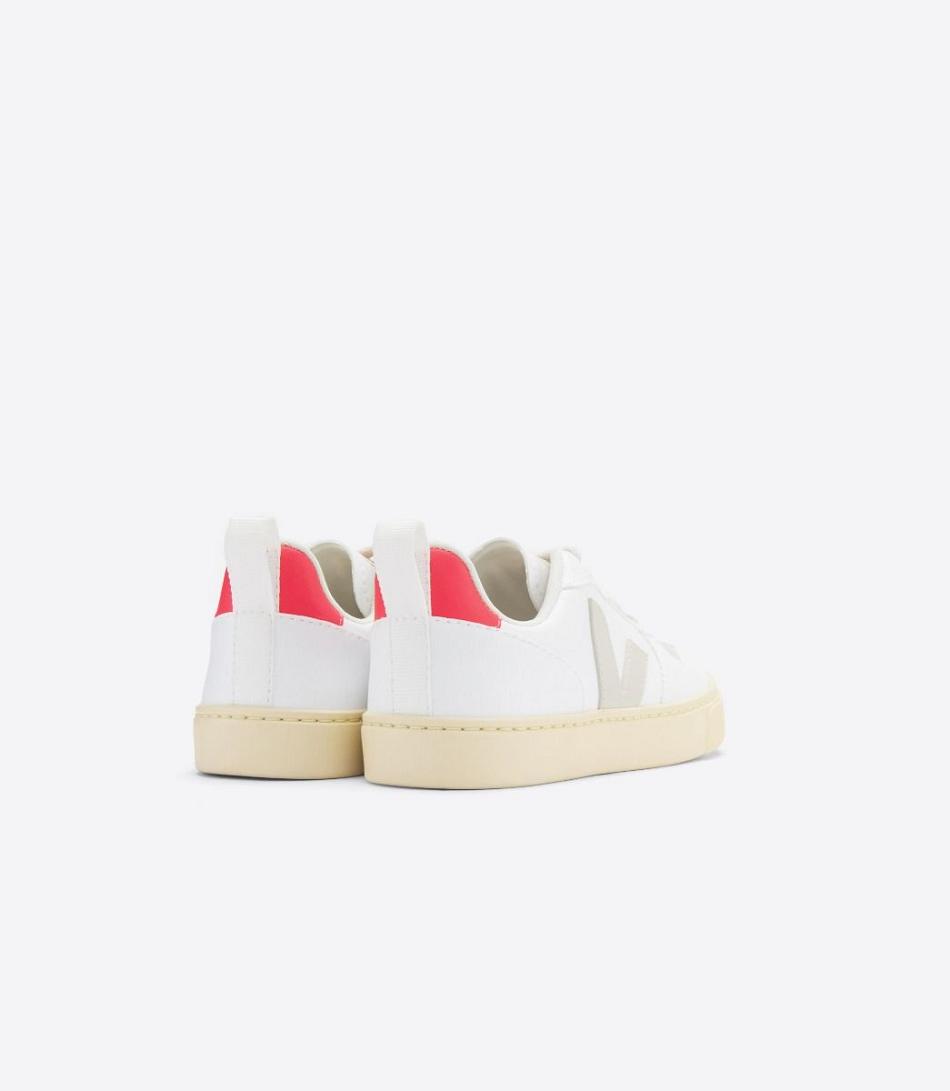 Veja Laces Cwl Pierre Fluo Kids\' V-10 White Rose | AUJBT90000