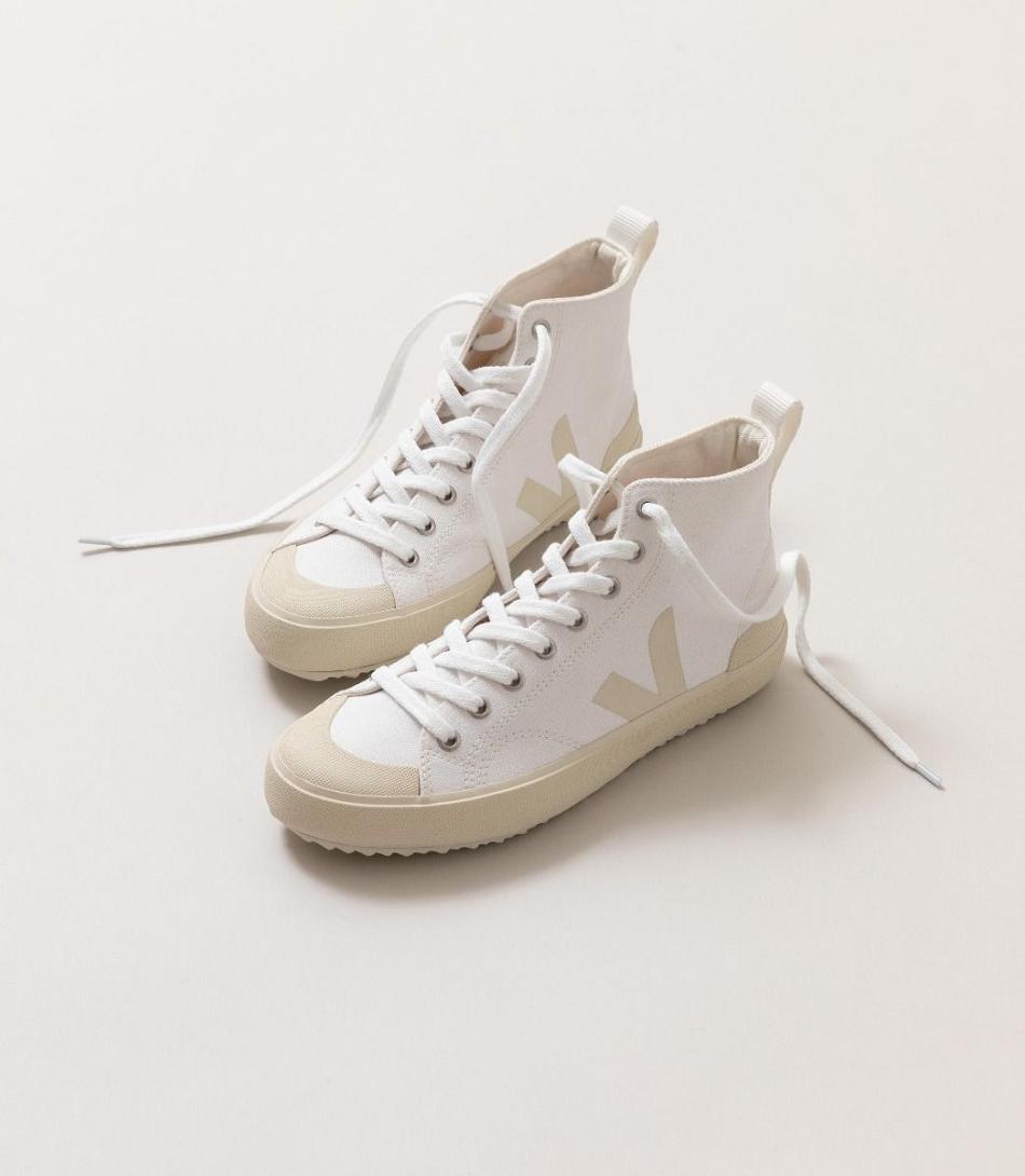 Veja Nova Ht Canvas Pierre Outlet Adults White | AUJBT46115