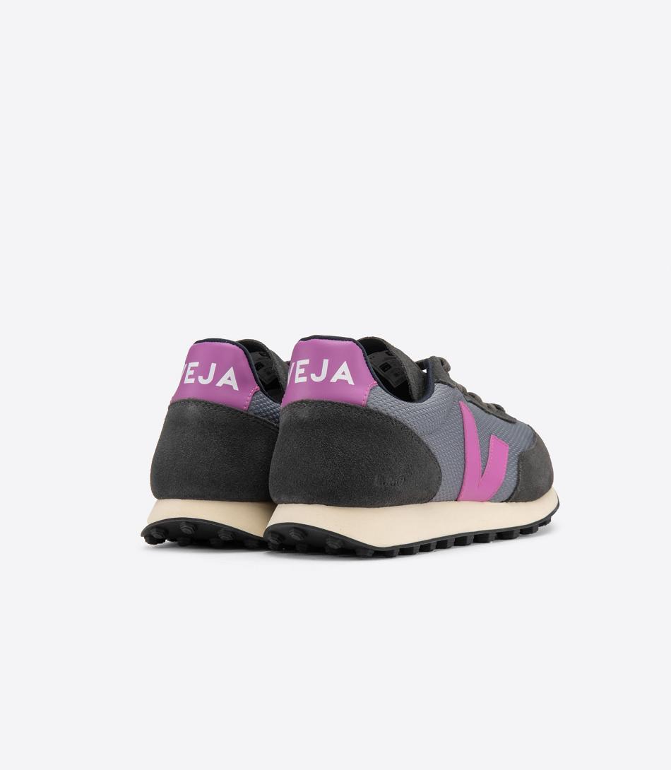 Veja Rio Branco Alveomesh Concrete Ultraviolet Outlet Adults Black | AUQAV40311