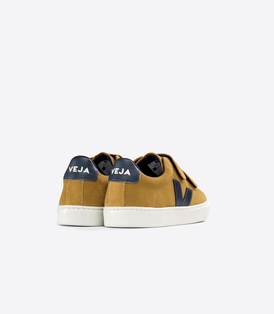 Veja Suede Camel Nautico Kids\' Esplar Brown | YAUGT25487