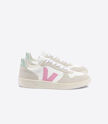 Veja B-mesh Guimauve Matcha Women's V-10 White | AUICD72477