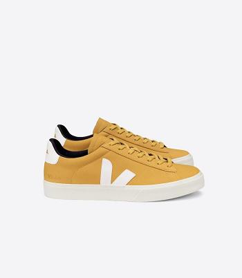 Veja Campo Nubuck Moutarde Outlet Adults White | SAUVO98899