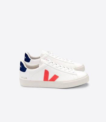 Veja Chromefree Leather Orange Fluo Men's Campo White Orange | AUQAV67095