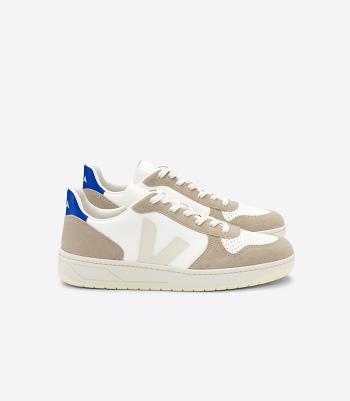 Veja Chromefree Leather Sahara Paros Women's V-10 White | LAUTR84228