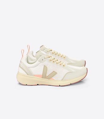 Veja Condor 2 Alveomesh Gravel Almond Sneakers Road Running Shoes White | GAUEC89014