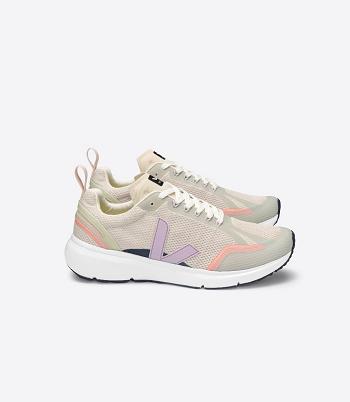 Veja Condor 2 Alveomesh Natural Parme Sneakers Road Running Shoes Beige | LAUSX26896