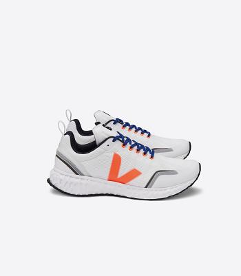 Veja Condor Mesh Fluo Outlet Adults White Orange | EAUHC10955