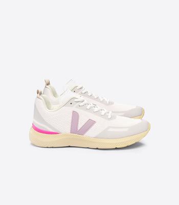 Veja Impala Engineered-mesh Glaze Parme Vegan Adults White | AUNEJ73935