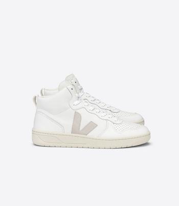 Veja Leather Men's V-15 White | AUICD69141