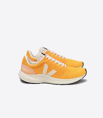 Veja Marlin Lt V-knit Ouro Pierre Vegan Adults Orange | AUNEJ58477