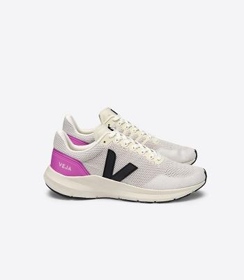 Veja Marlin V-knit Chalk Ultraviolet Outlet Adults Black | AUEGJ23395