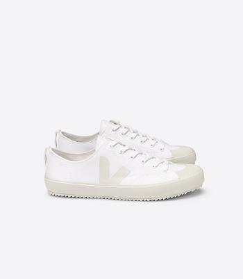 Veja Nova Canvas Pierre Outlet Adults White | AUDYB38309