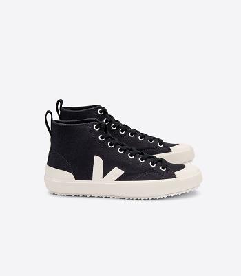 Veja Nova Ht Canvas Pierre Vegan Adults Black | AUEAH19601