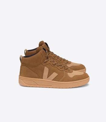 Veja Nubuck Camel Desert Men's V-15 Brown | BAUSD66444