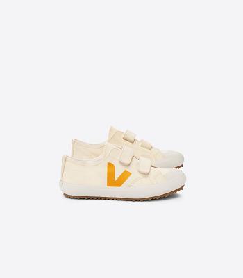 Veja Ollie Canvas Bonpoint Butter Vegan Kids Beige | AUAUX75540