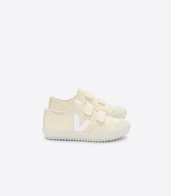 Veja Ollie Canvas Butter Vegan Kids White | XAUBH77847