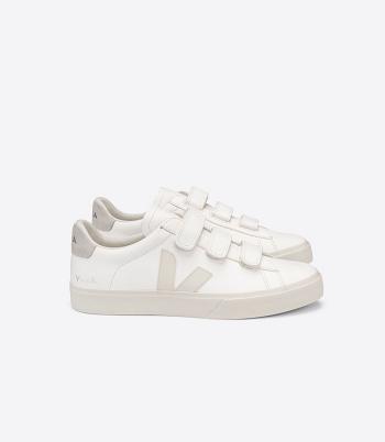 Veja Recife Chromefree Leather Pierre Natural Outlet Adults White Beige | LAUSX12248