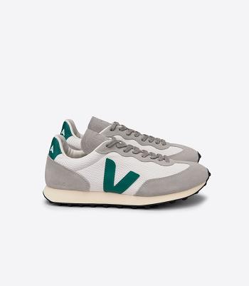 Veja Rio Branco Alveomesh Gravel Brittany Outlet Adults Grey Green | ZAUNQ93916