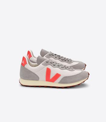 Veja Rio Branco Hexamesh Gravel Outlet Adults Orange Grey | GAUEC88466