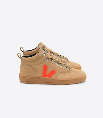 Veja Roraima Bastille Suede Desert Outlet Adults Orange | AUICD66919