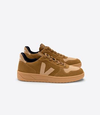 Veja Suede Camel Desert Women's V-10 Brown | YAUVQ18780