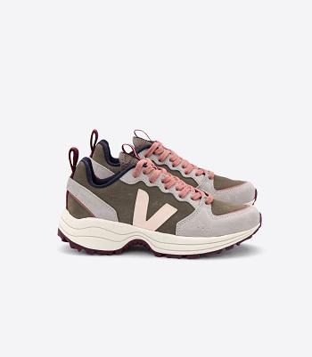 Veja Suede Kaki Sable Oxford Women's Venturi Grey | SAUVO62005