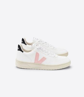 Veja V-10 Cwl Petale Outlet Adults White Black | ZAUNQ71312