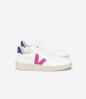 Veja V-10 Cwl Ultraviolet Outlet Adults White Purple | LAUSX39649