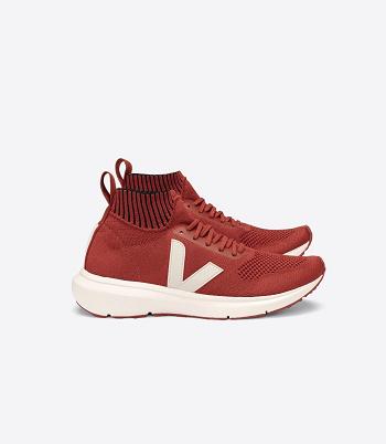 Veja V-knit Rick Owens Mid Rust Outlet Adults Red | LAUSX42705